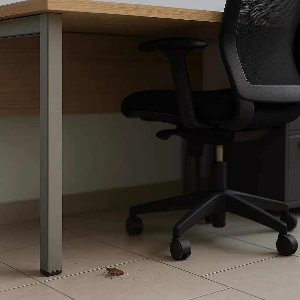 under desk office pest control image