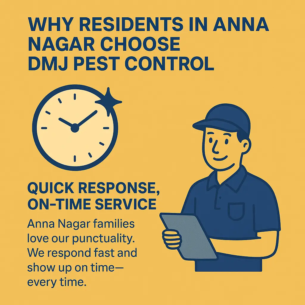 Pest control Anna nagar - On time dmj pest control